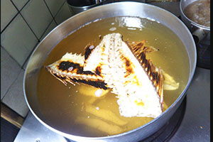 天然鯛でつくる鯛素麺